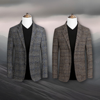 Domenic | Blazer Elegante in Tessuto Scozzese