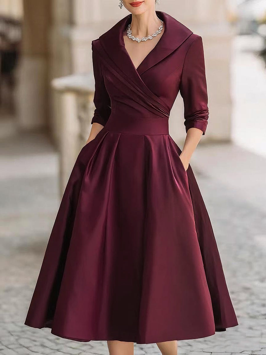 Celina - Vestito midi in satin