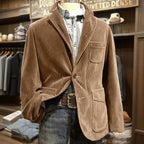 Verano™ | Completo 2 Pezzi in Corduroy: Blazer e Gilet Eleganti