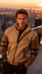 Luca | Giacca in pile elegante con tasca termica